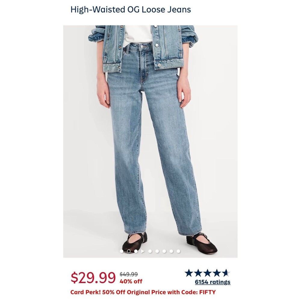 Old Navy High-Waisted OG Straight Jeans Sz 12 NWT